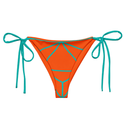 Teal Sunset String Bikini Bottom
