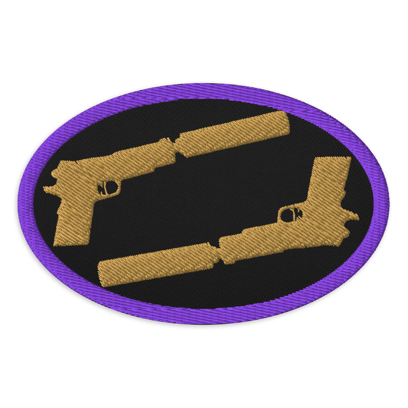 Shhhh 1911 Embroidered Patch
