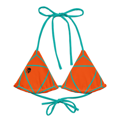 Teal Sunset String Bikini Top