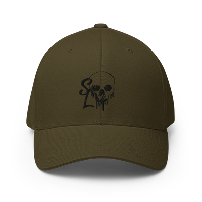 Bleeding Skull Structured Flexfit Hat