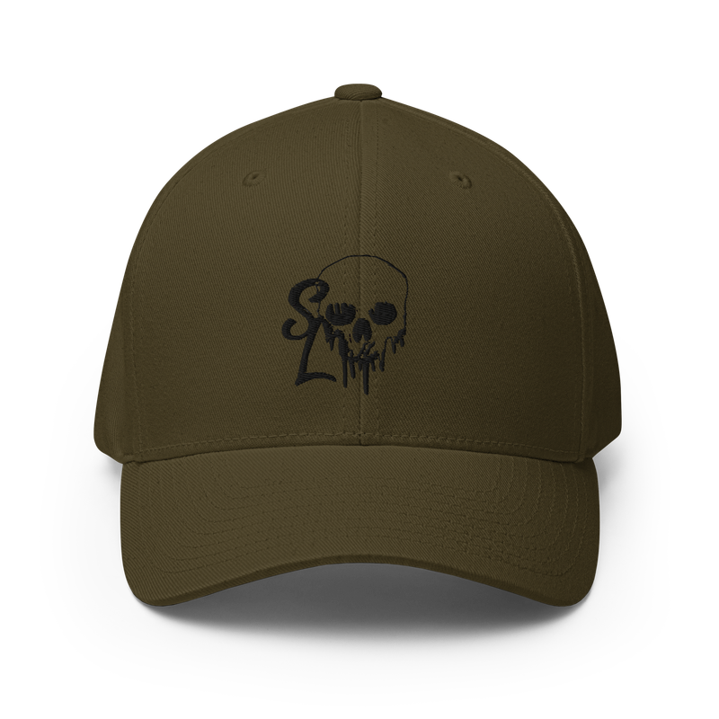 Bleeding Skull Structured Flexfit Hat
