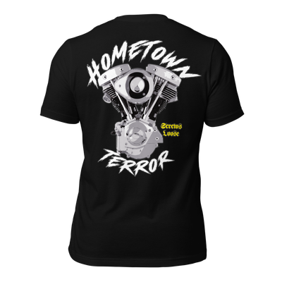 Hometown Terror - Harley Shovelhead Engine Tee