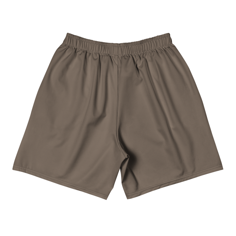 Matte Flat Dark Earth Gym &amp; Swim Shorts
