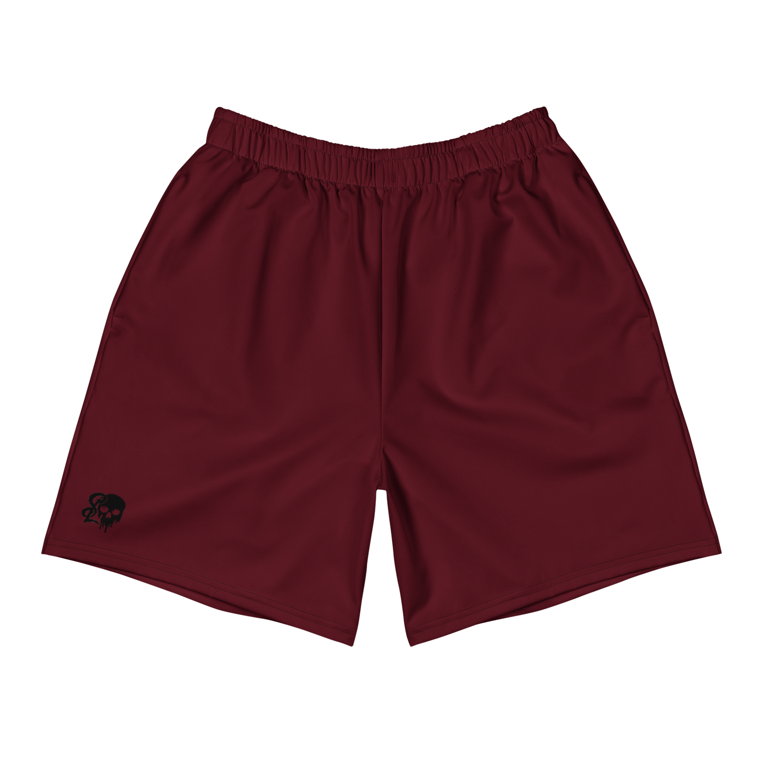 Matte Crimson Gym &amp; Swim Shorts