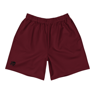 Matte Crimson Gym &amp; Swim Shorts