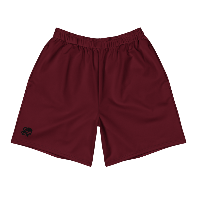 Matte Crimson Gym &amp; Swim Shorts