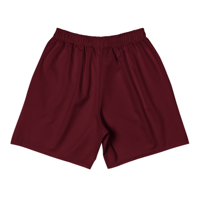 Matte Crimson Gym &amp; Swim Shorts