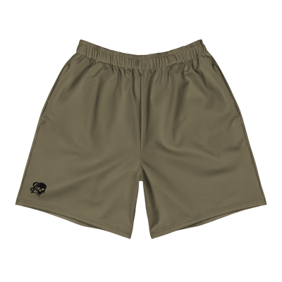 Matte Olive Gym &amp; Swim Shorts