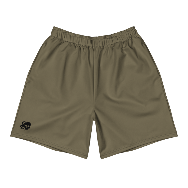 Matte Olive Gym &amp; Swim Shorts