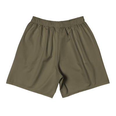 Matte Olive Gym &amp; Swim Shorts