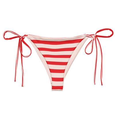 Strawberries &amp; Cream String Bikini Bottom