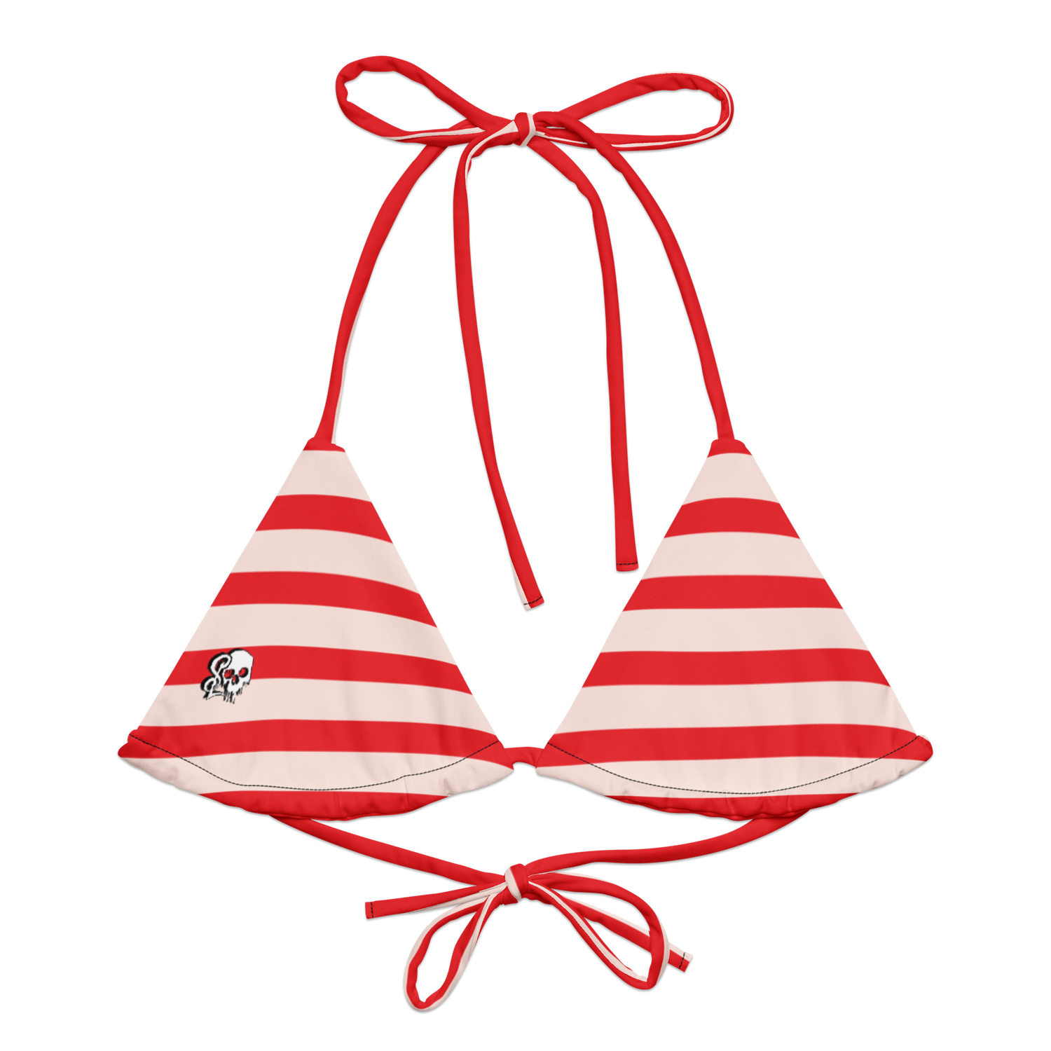 Strawberries &amp; Cream String Bikini Top