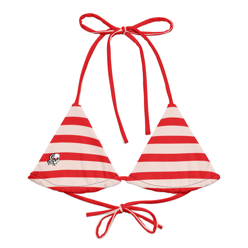 Strawberries &amp; Cream String Bikini Top