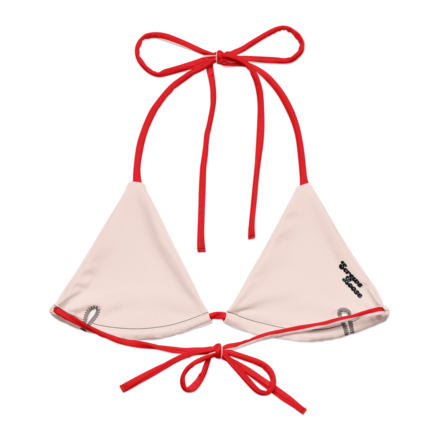 Strawberries &amp; Cream String Bikini Top