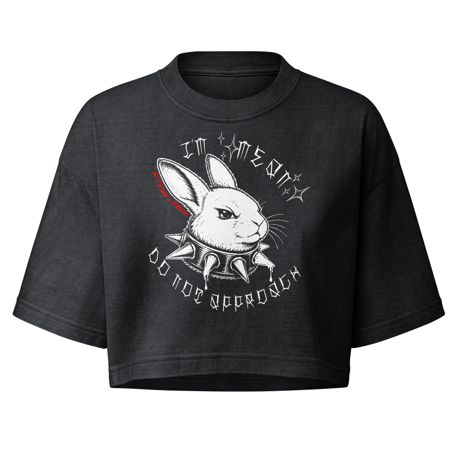 I'm Mean Cropped Tee