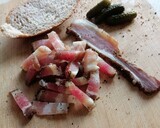 Bacon natural and smoked, format: Smoked lardons 200 gr