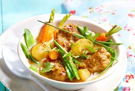 Navarin of Veal with Olive and Carrot
