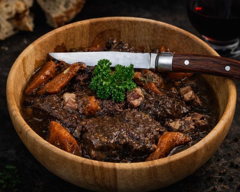 Beef stewed in red wine - Daube de boeuf