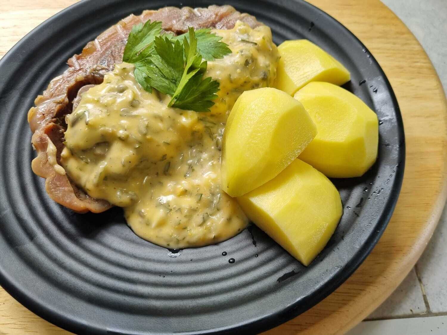 "Tete de veau" with Gribiche Sauce