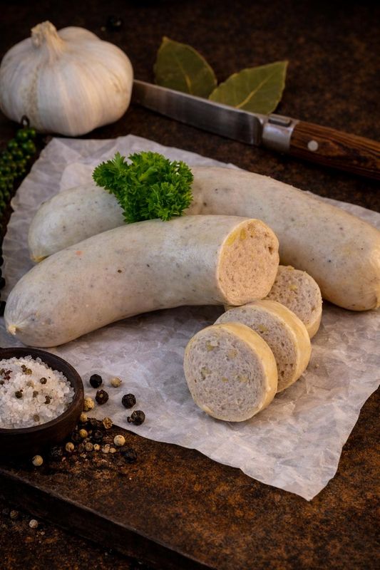 White Sausages - Boudin Blanc (flavor: Apple)