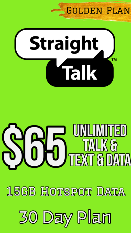 Unlimited Talk &amp; Text &amp; Data - Straight Talk