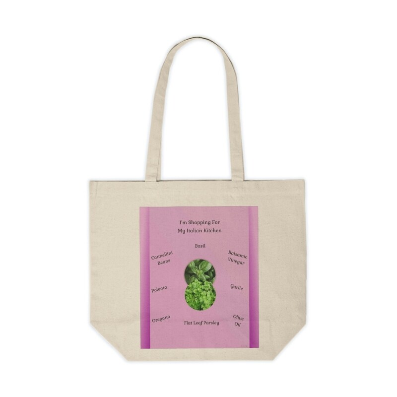 Shopping Tote - Shopping For My Italian Kitchen - The Work Horse of Shopping Totes