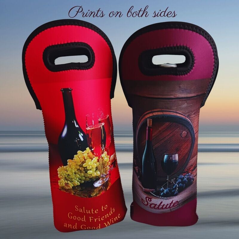 Red Wine Totes - Ideal Host/Hostess Gift for Wine Enthusiasts