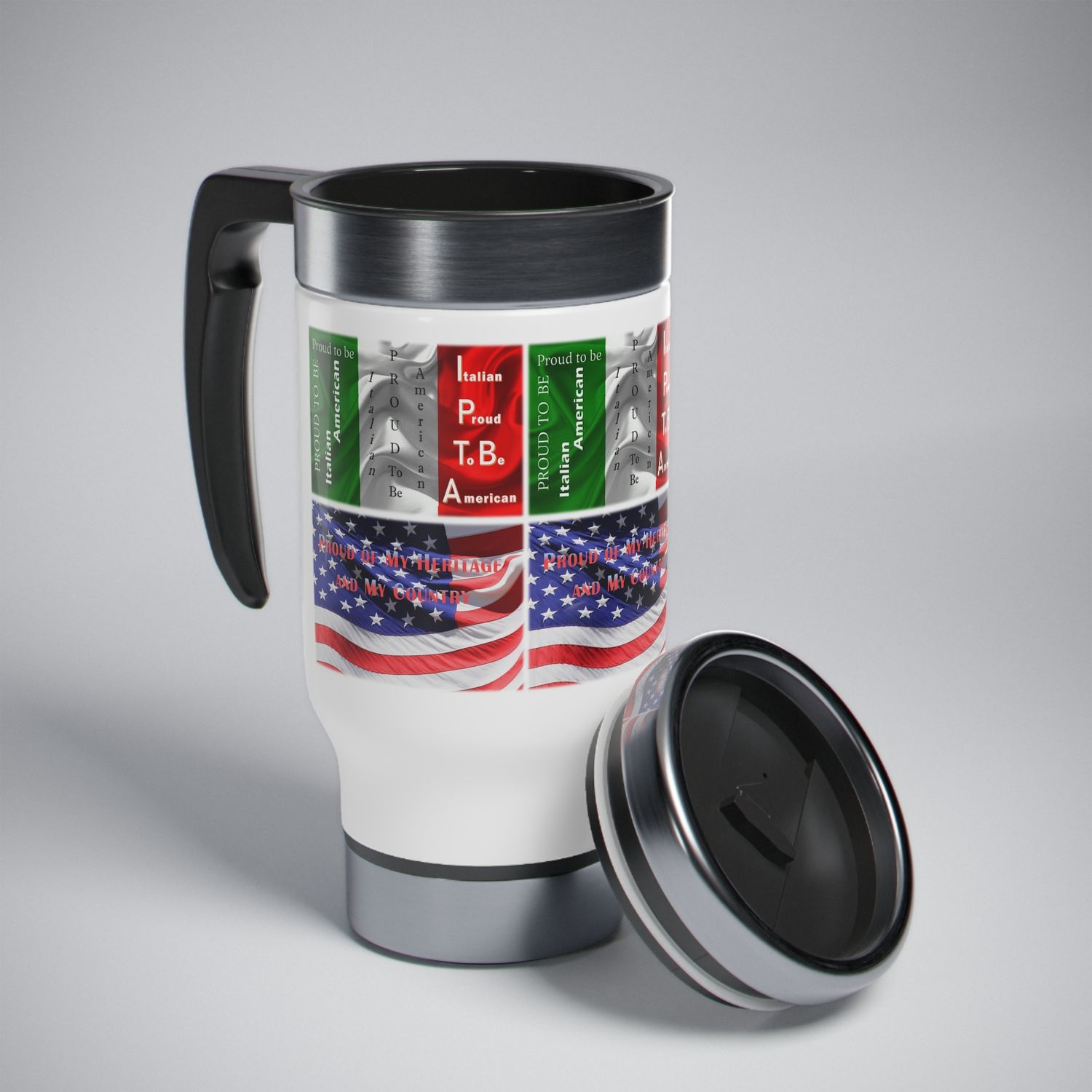14 oz Travel Mug -  Show Your Heritage Pride On-the-Go