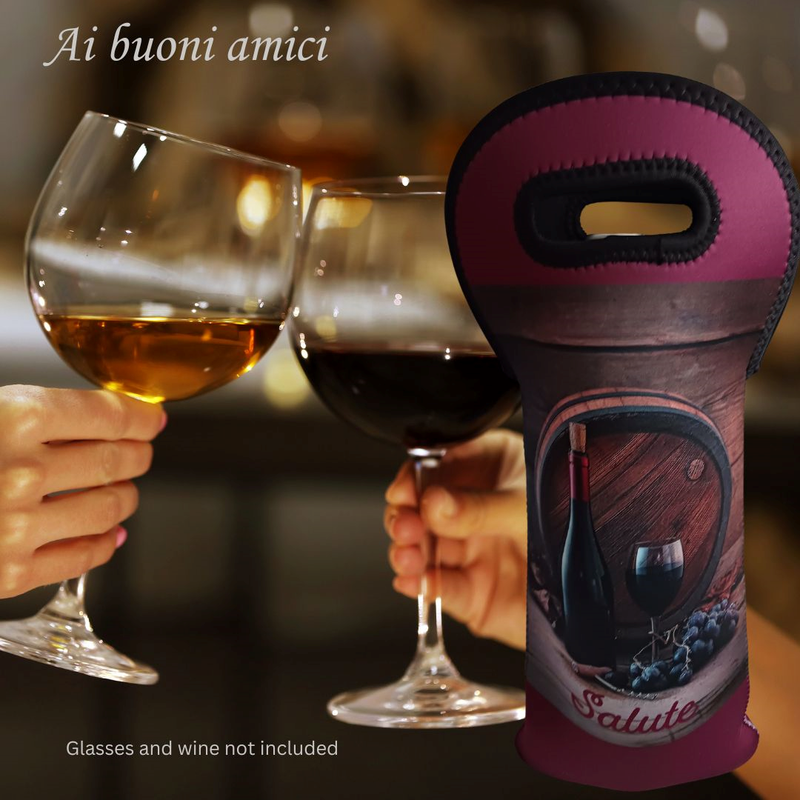 Red Wine Totes - Ideal Host/Hostess Gift for Wine Enthusiasts