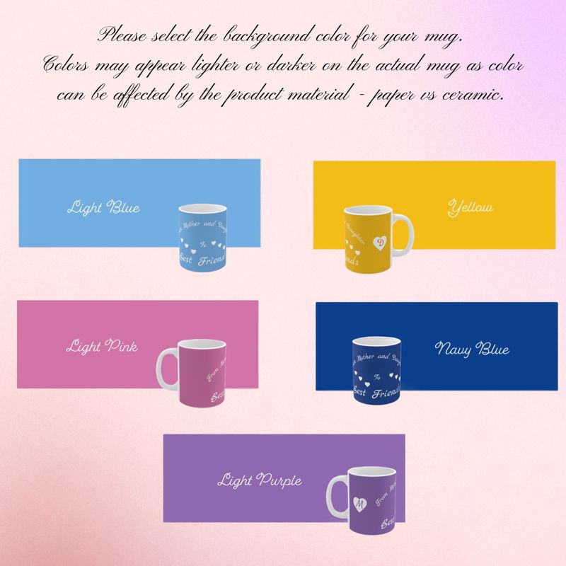 Mother Day_Mother and Daughter Best Friends Mug