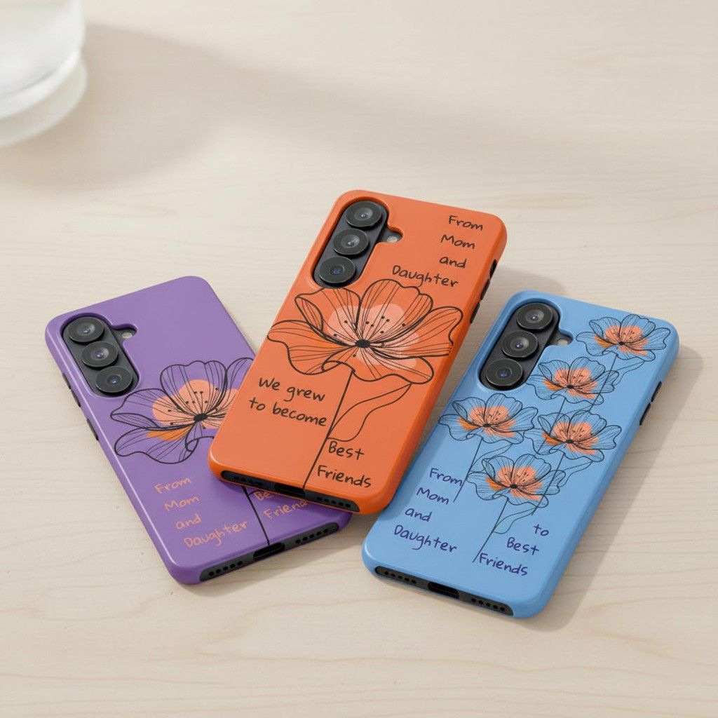 Samsung Galaxy S26 Series Phone Cases Mom Daughter Best Friends