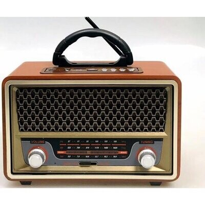 Radio Recargable Estilo retro, con bluetooth