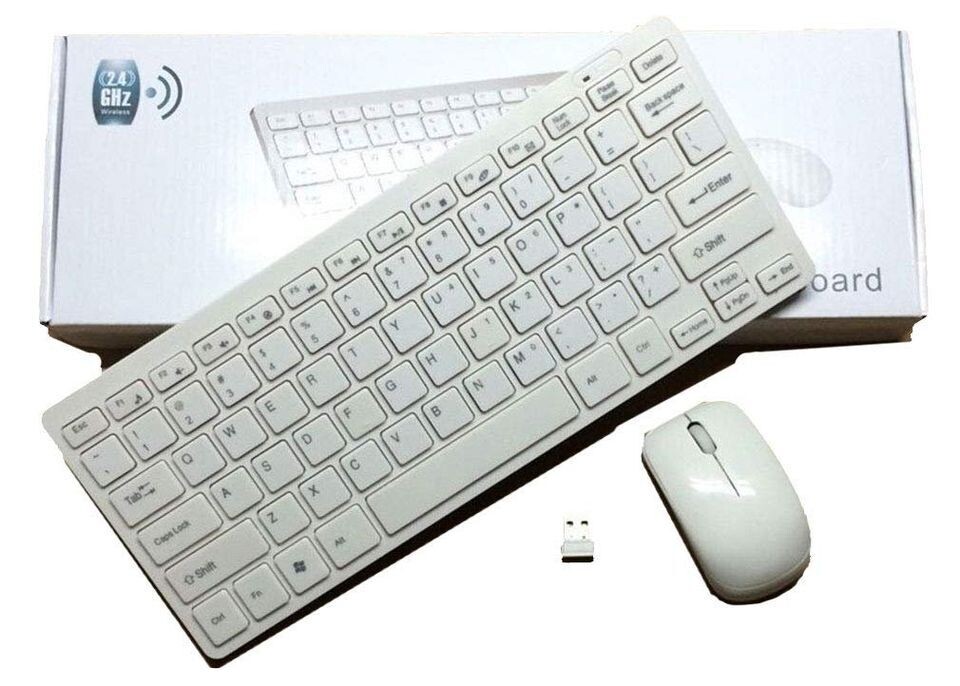 Mini teclado y mouse inalámbricos
