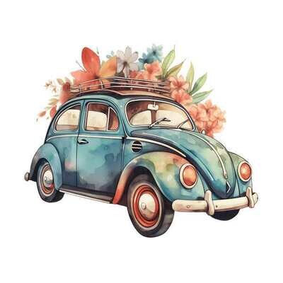 Cartel decorativo VW personalizado
