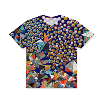 Mosaic Bleu Short Sleeve Shirt