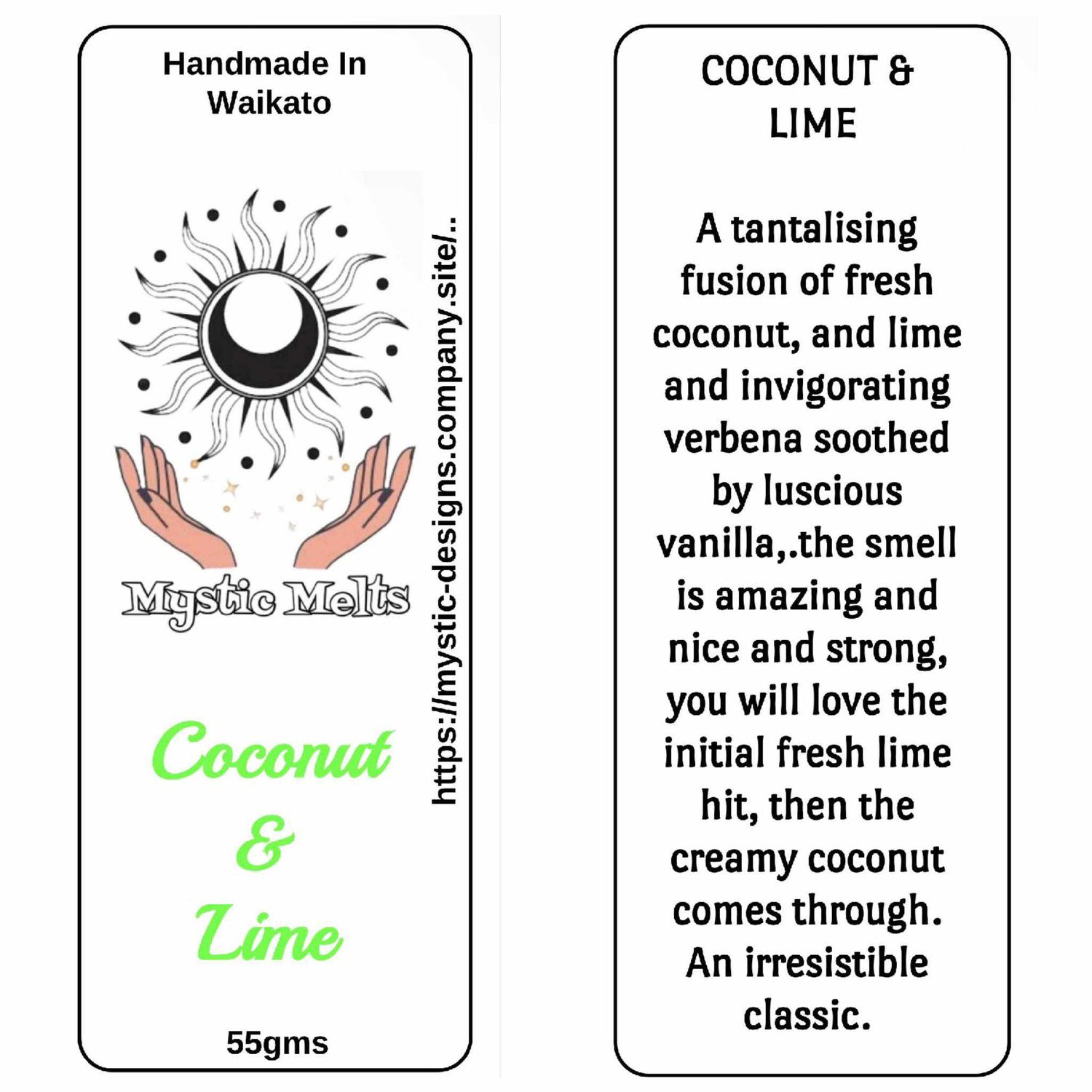 Coconut &amp; Lime Snap Bar 55gm