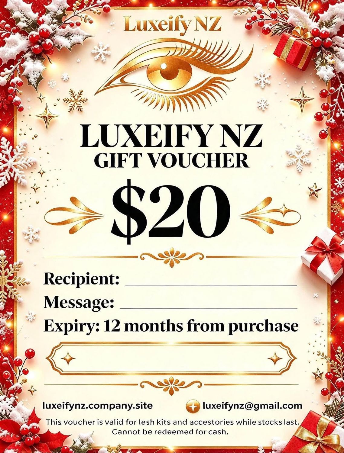 $20 Gift Vouchers