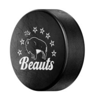 Buffalo Beauts replica puck