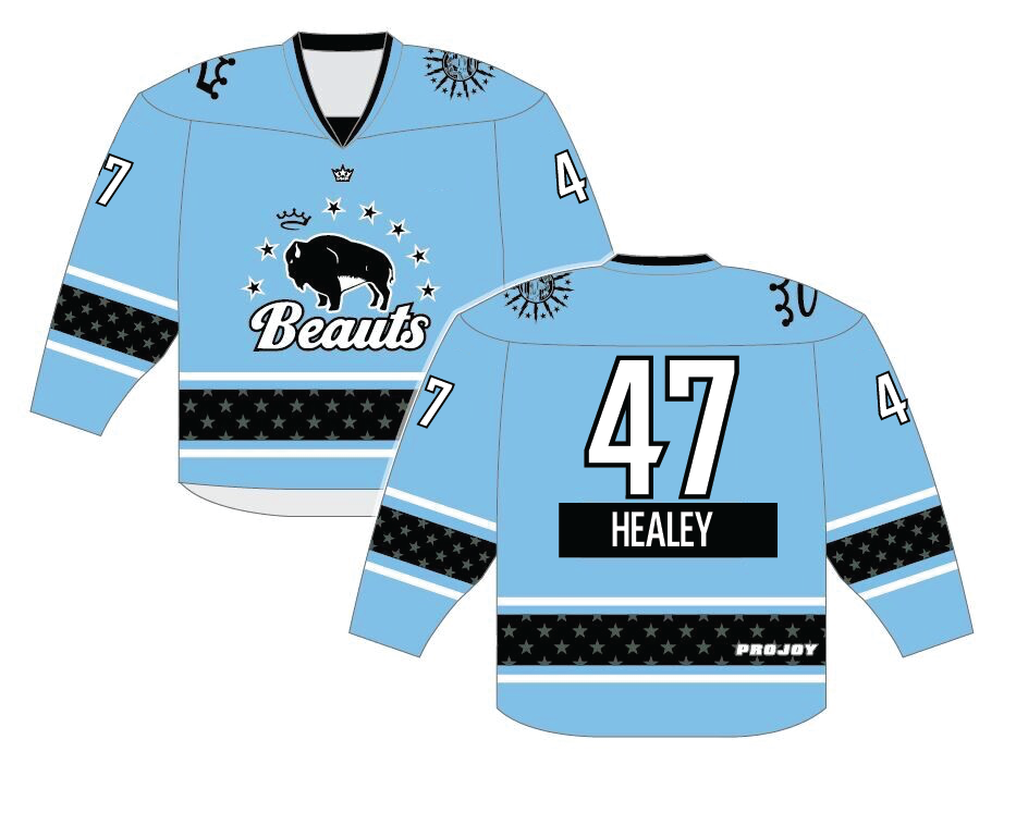 2022-2023 Beauts Blue #47 HEALEY Replica Jersey