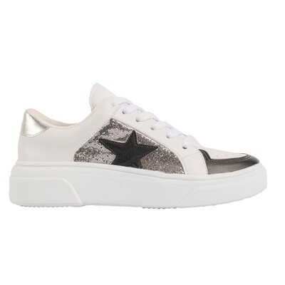 ARIA 28 Sneakers | Black/Pewter