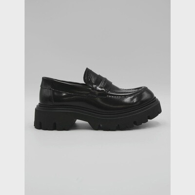 Leather Loafers | Black
