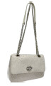 Rhinestone Convertible Bag- Pearl
