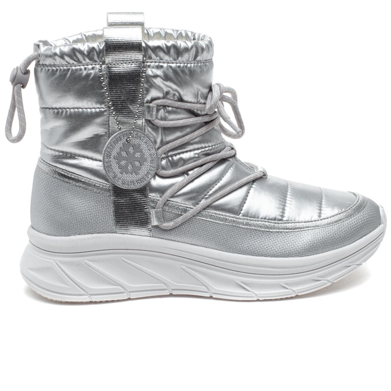 Will Silver Nylon Boots