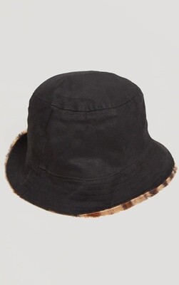 Faux Fur Reversible Bucket Hat