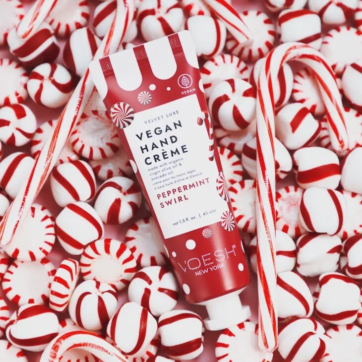 Limited Edition Peppermint Swirl Hand Crème 1.5 oz