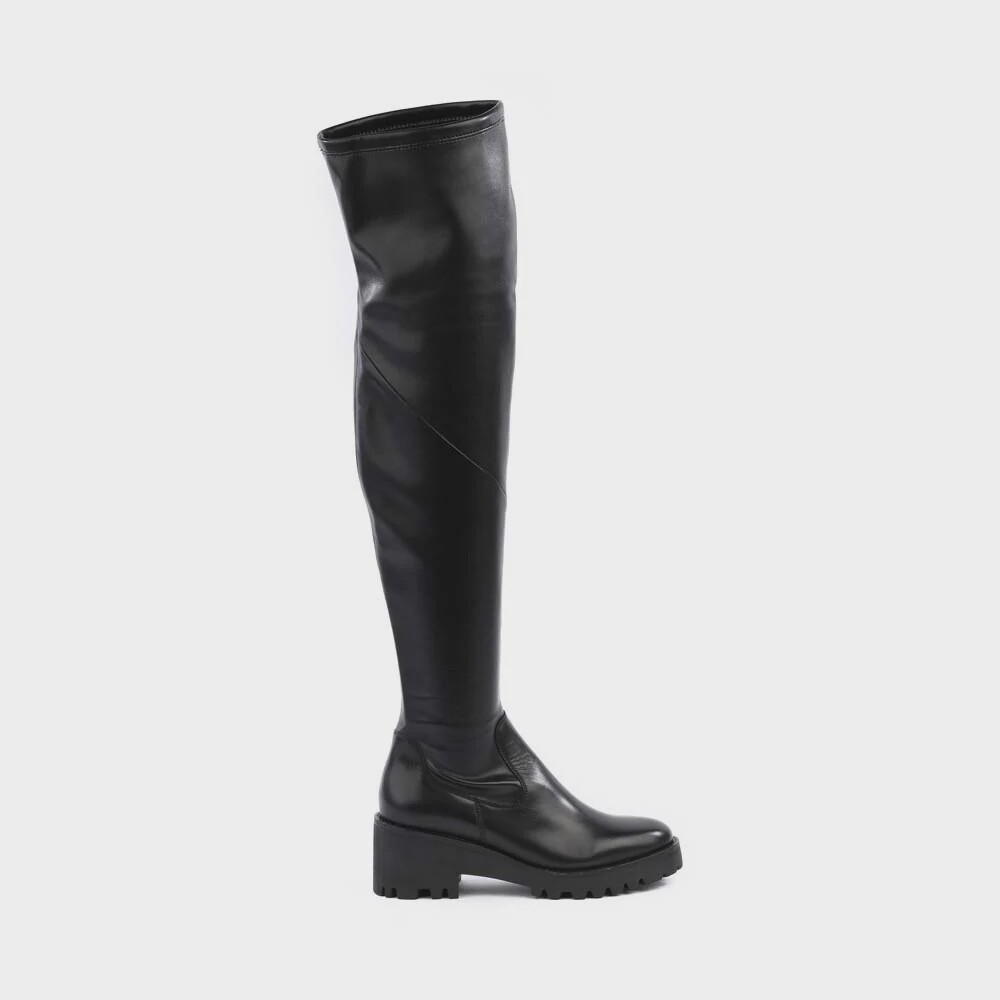 View From Up Here Tall Boots- Black