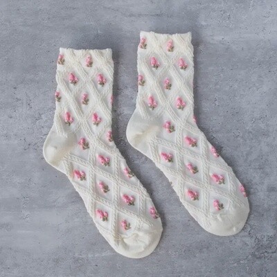 Floral Casual Socks