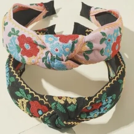 Floral Knotted Headband