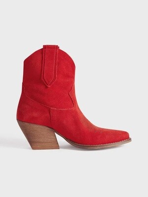 Leila Red Texan Boots
