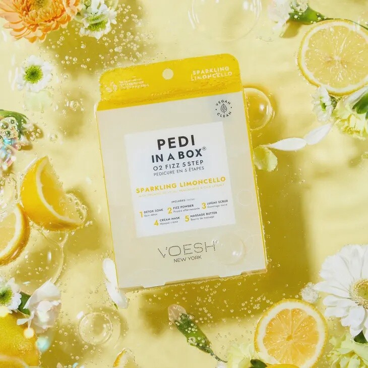 Pedi in a Box O2 Fizz 5 Step - Sparkling Limoncello